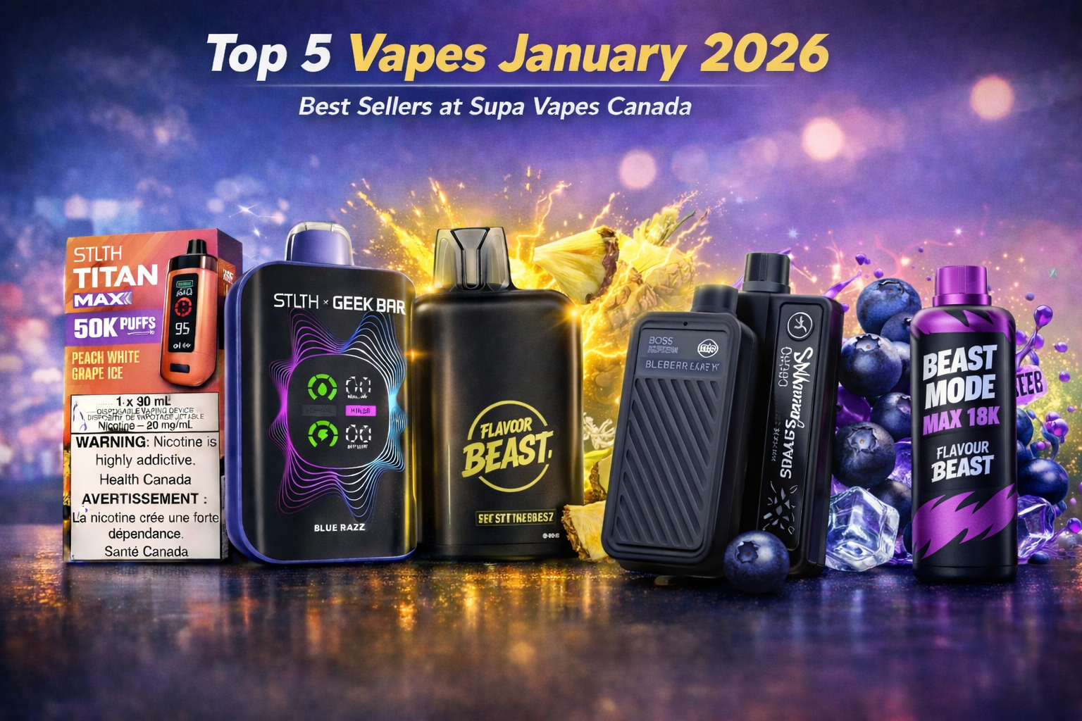 how much is elf bar vape The Best High Puff Count Disposable Vapes in Canada – Simpli Vape main image 1
