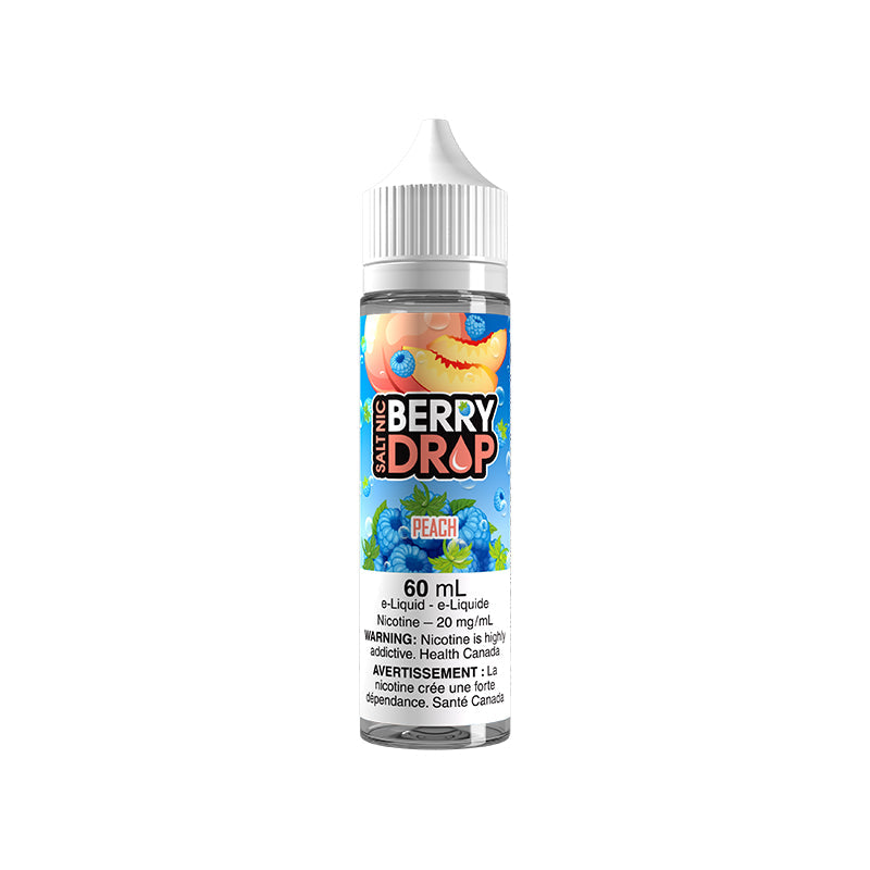 Berry Drop Salt Nic E-Liquid 60mL — Peach