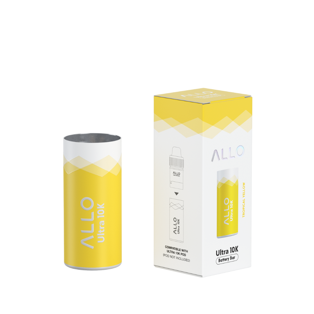 Allo Ultra 10K Battery Bar in Tropical Yellow