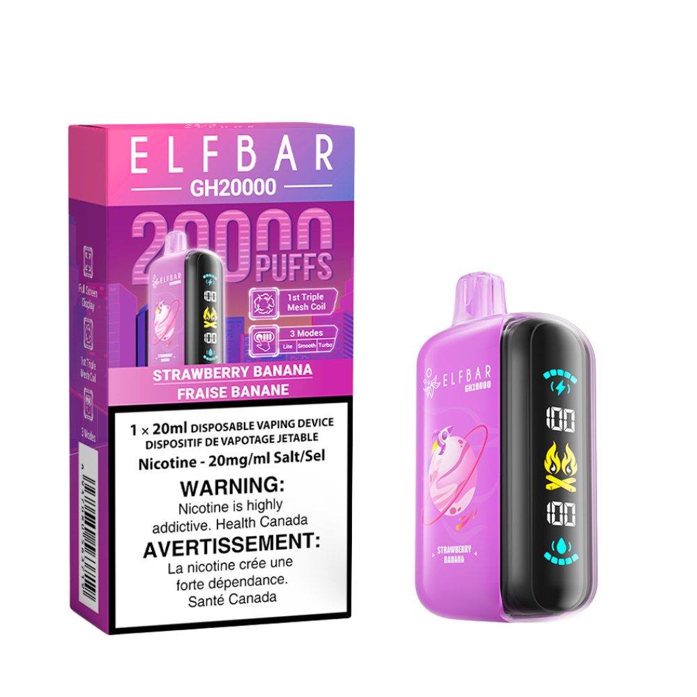 Elf Bar GH20K Disposable Vape, Burst flavour with mixed fruit notes, refreshing and exhilarating disposable vape, perfect for bold and fruity vape lovers in Ontario and Quebec.