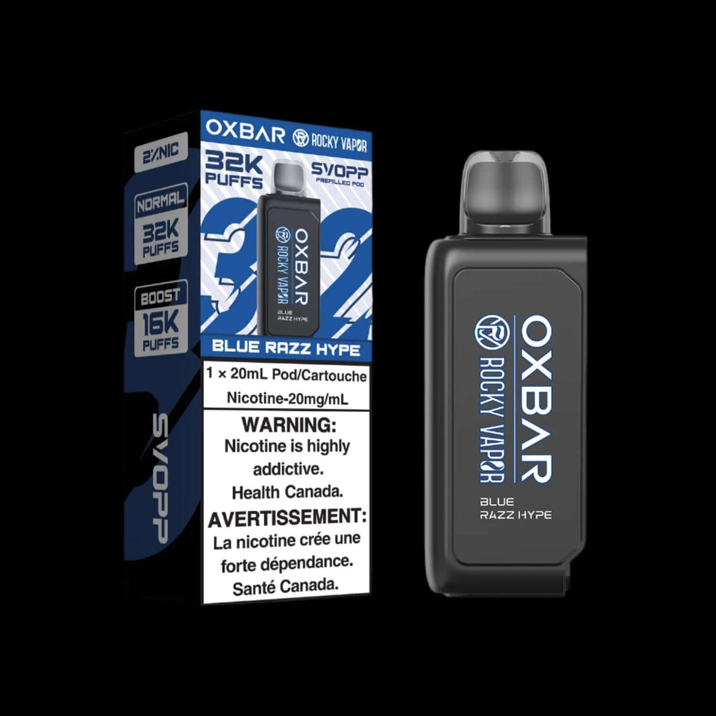 Svopp rocky vapor OXBAR 32K Watermelon BBG - flavor-rich disposable vape for everyday satisfaction, available in Hawkesbury, Ottawa, and across Ontario.