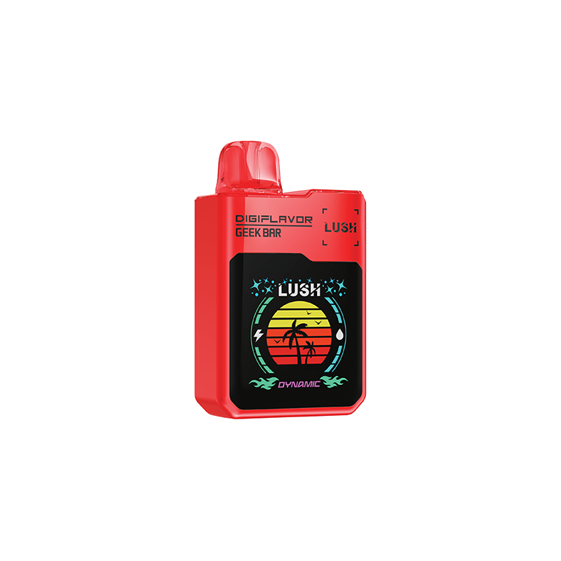 Geek Bar Digiflavor Lush, Lush Ice flavour disposable vape, 20,000 puffs, dual modes, rechargeable battery, premium e-liquid, designed for Ontario and Quebec vapers.