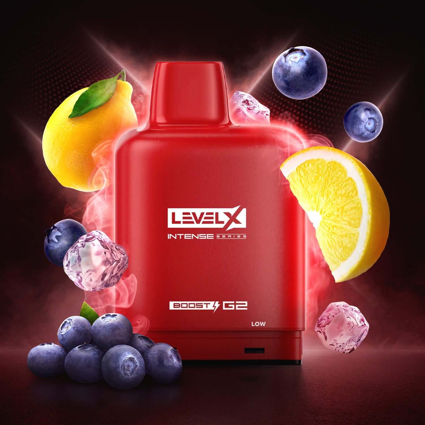 Flavour Beast levelX intense boost Blue Razz - premium ejuice option available in Hawkesbury, Ottawa, and across Ontario.