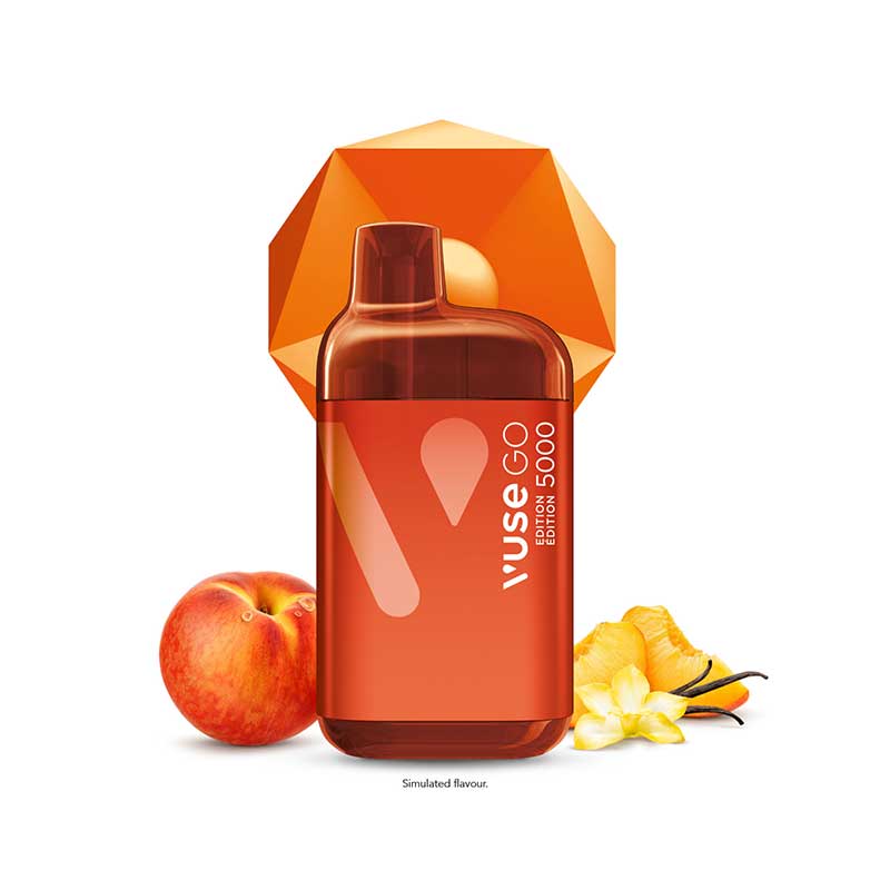 VUSE Go 5000, Rich Tobacco flavour, 20mg nicotine, rechargeable disposable vape with long-lasting satisfaction, ideal for Ontario and Quebec vapers.