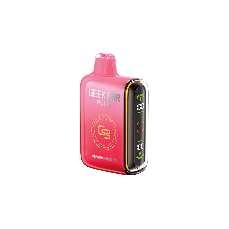Geek Bar Pulse 9K, Mango Coconut Ice flavour disposable vape with adjustable airflow and Boost Mode, nicotine strength unspecified, ideal for Ontario and Quebec vapers.