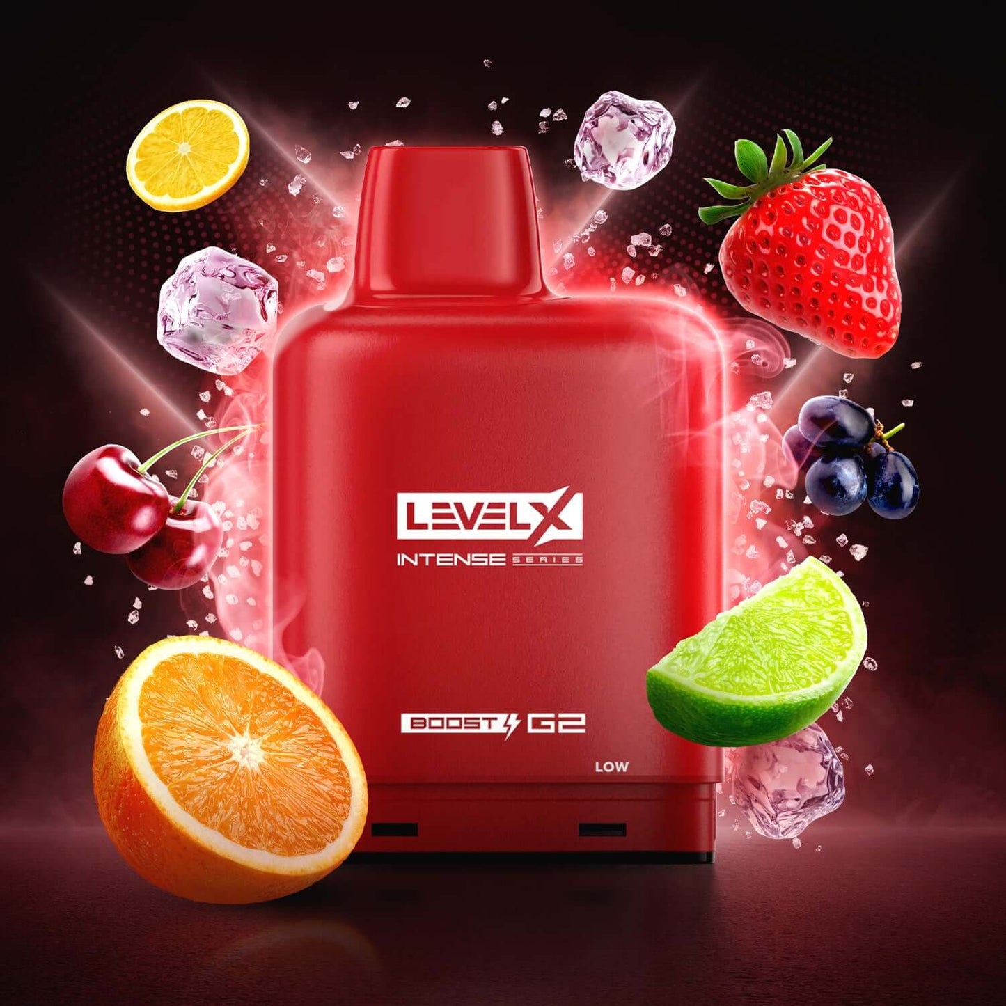 Flavour Beast levelX intense boost Juicy Peach - premium ejuice option available in Hawkesbury, Ottawa, and across Ontario.