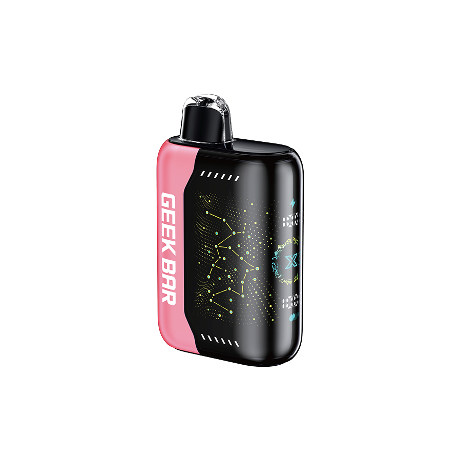 Geek Bar Pulse X 25K, Grapefruit Ice flavour, up to 25,000 puffs, adjustable airflow, dual vertical mesh coils, fast charging disposable vape, designed for Ontario and Quebec vape enthusiasts.