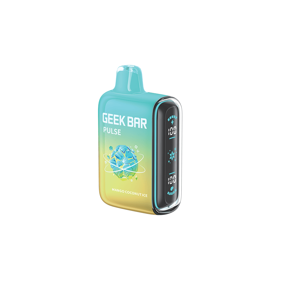Geek Bar Pulse 9K, Pineapple Ice flavor, smooth refreshing notes, up to 9000 puffs with customizable airflow, designed for Ontario and Quebec vapers.