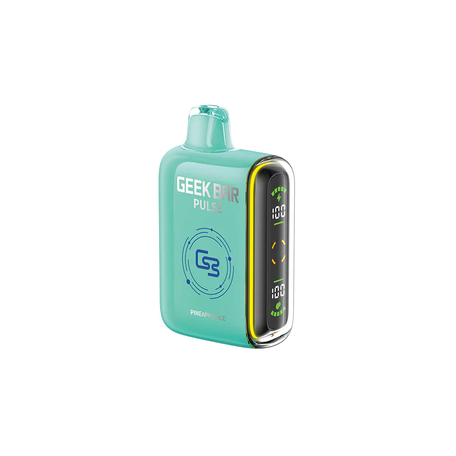 Geek Bar Pulse 9K Classic Ice flavour disposable vape pod with adjustable airflow and Boost Mode, smooth long-lasting hits, ideal for Ontario and Quebec vapers