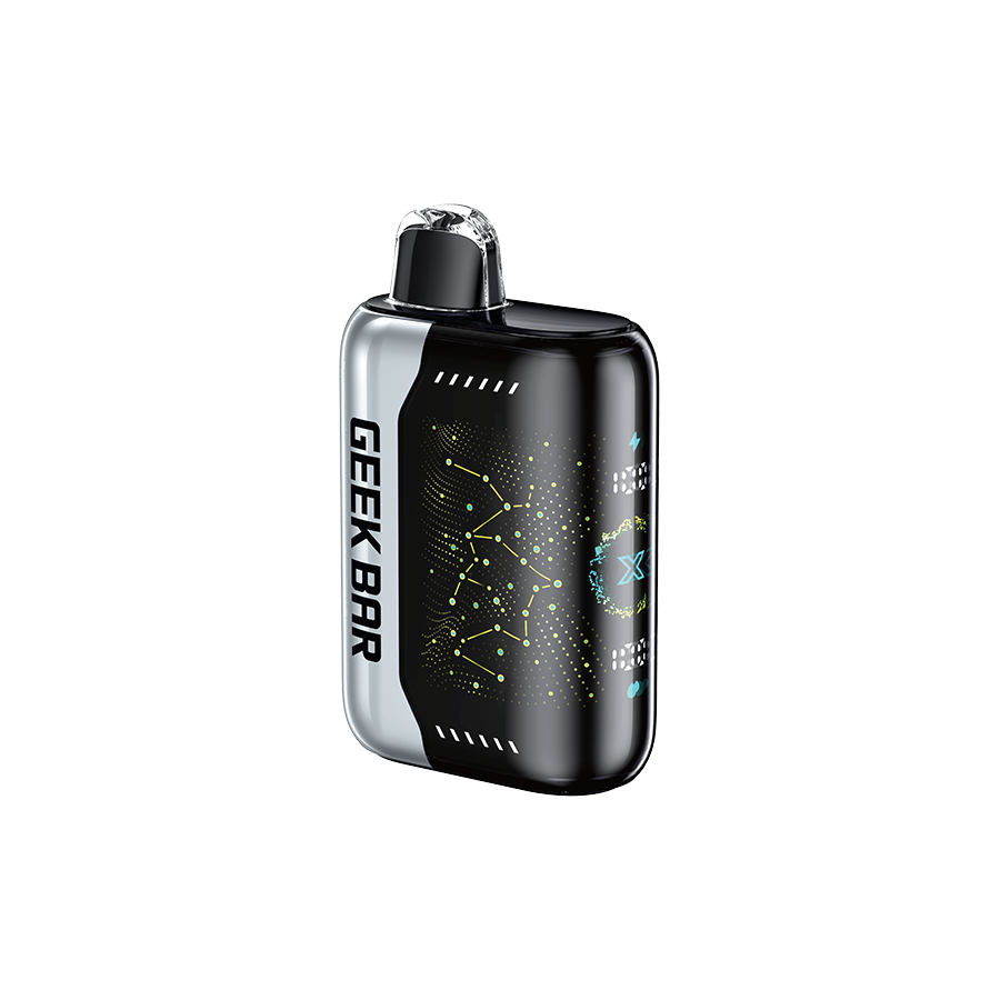 Geek Bar Pulse X 25K Raspberry Citrus Ice flavour disposable vape, intense refreshing vape with smooth throat hit and long-lasting satisfaction, designed for Ontario and Quebec vapers.