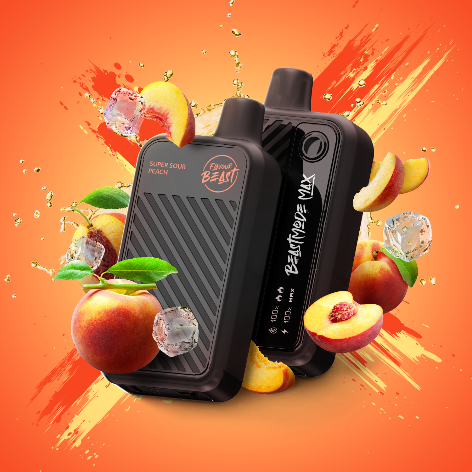 Flavour Beast Beast Mode MAX Disposable Vape, Chuggin’ R.B flavour, high-intensity puffs with rechargeable battery, ideal for Ontario and Quebec vapers.