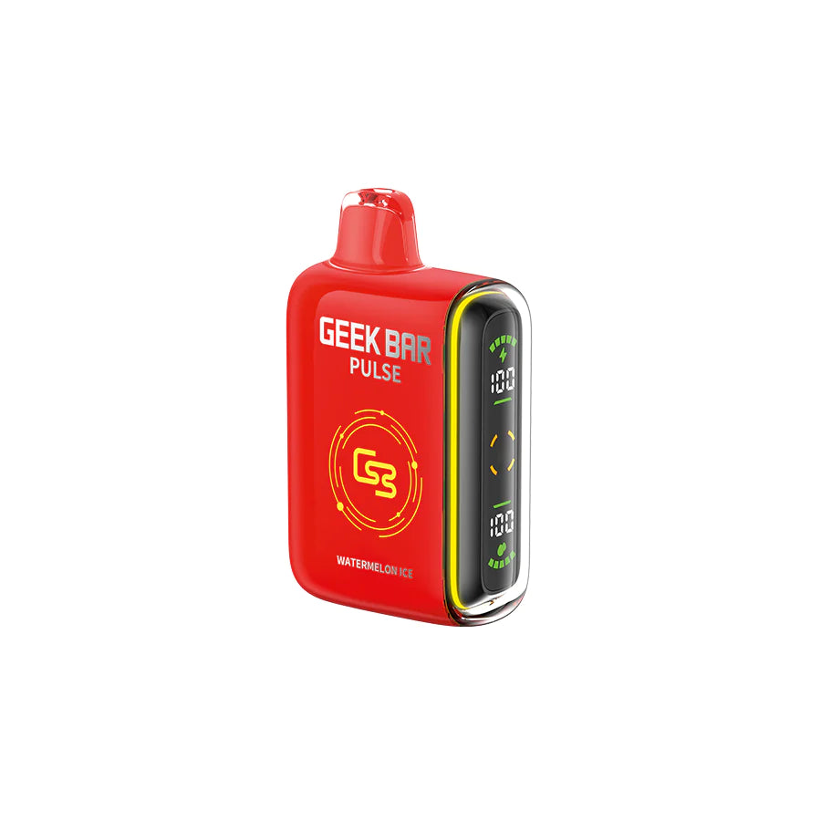 Geek Bar Pulse 9K, Ice Blast flavour, high-performance vaping device with adjustable airflow, long-lasting satisfaction for Ontario and Quebec vapers.