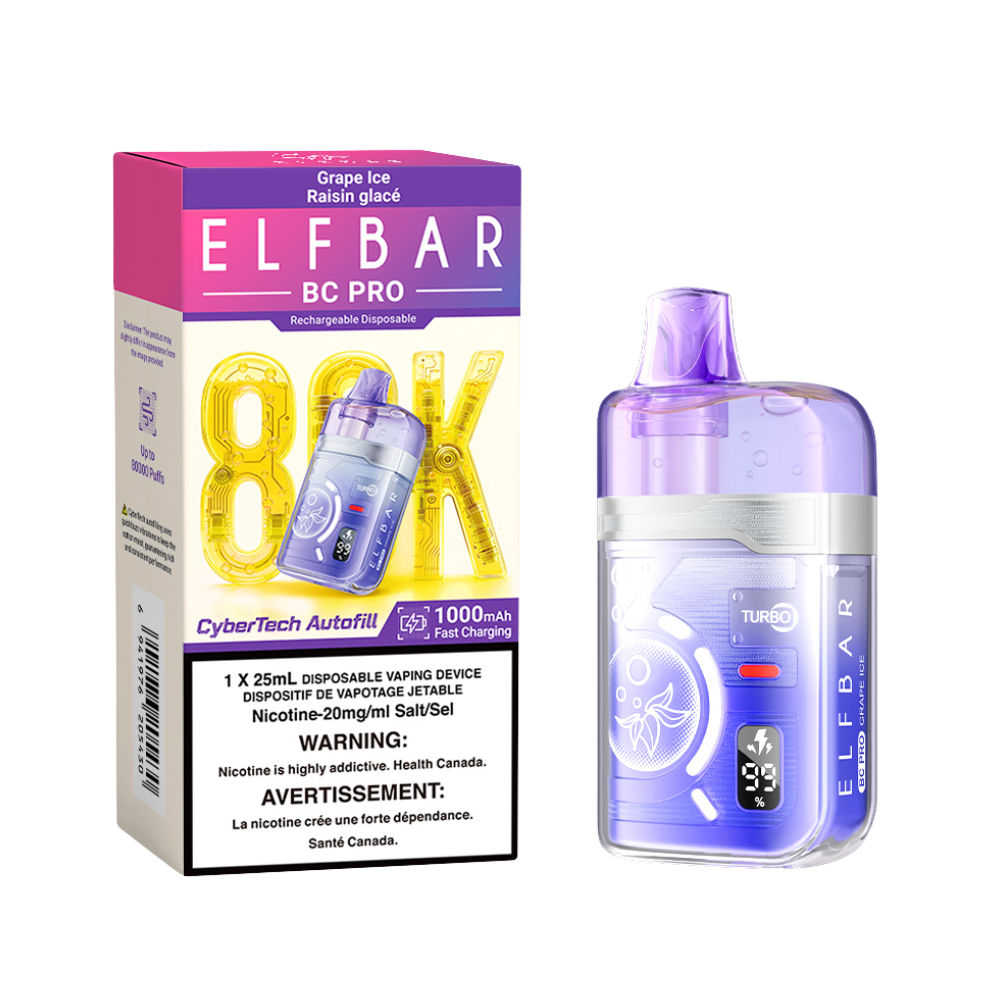 ELFBAR BC PRO 80K Disposable Vape - 80,000 Puffs | 25mL Hybrid E-Cigarette