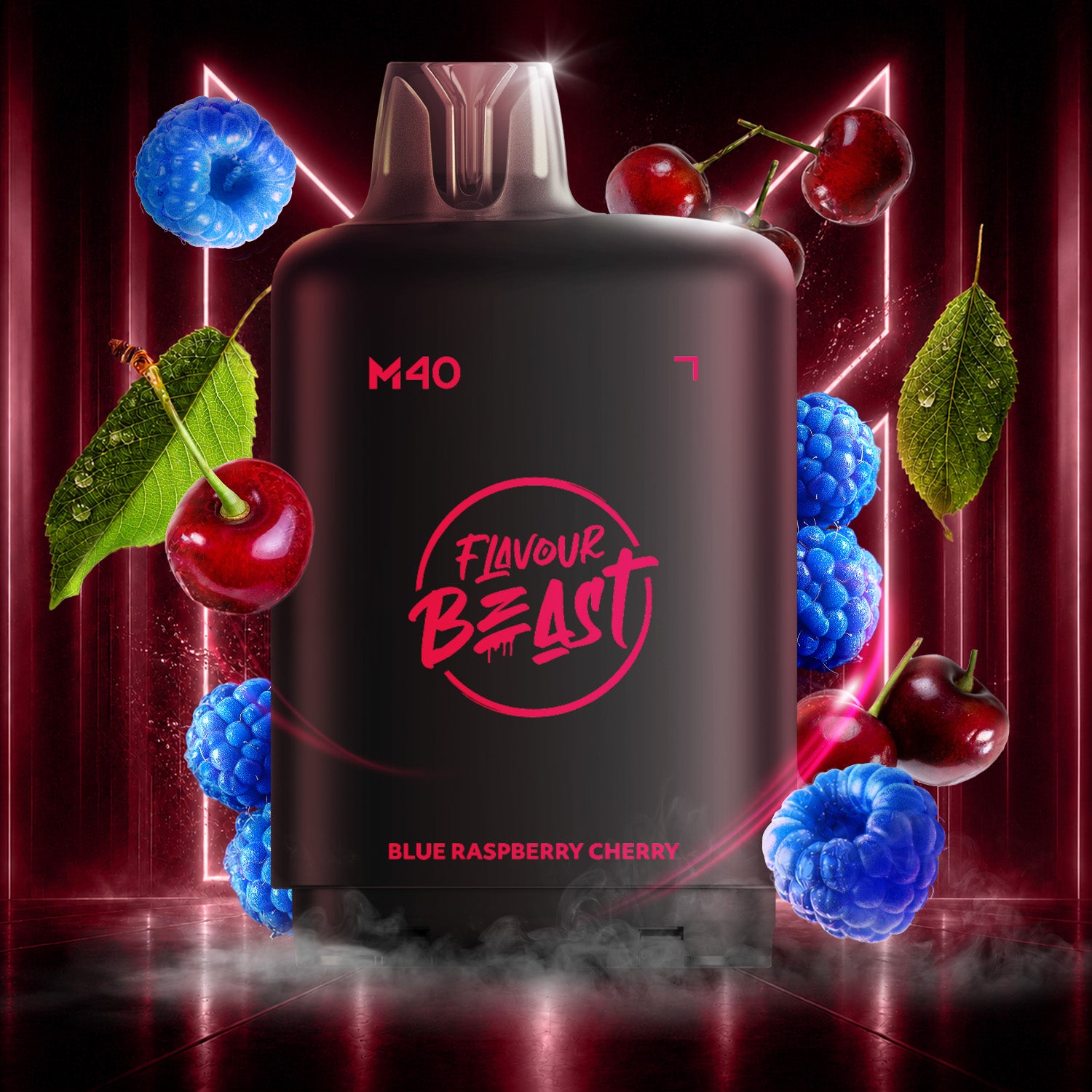 Flavour Beast Level X M Series 40mL Pod Blue Raspberry Cherry - Supa Vapes