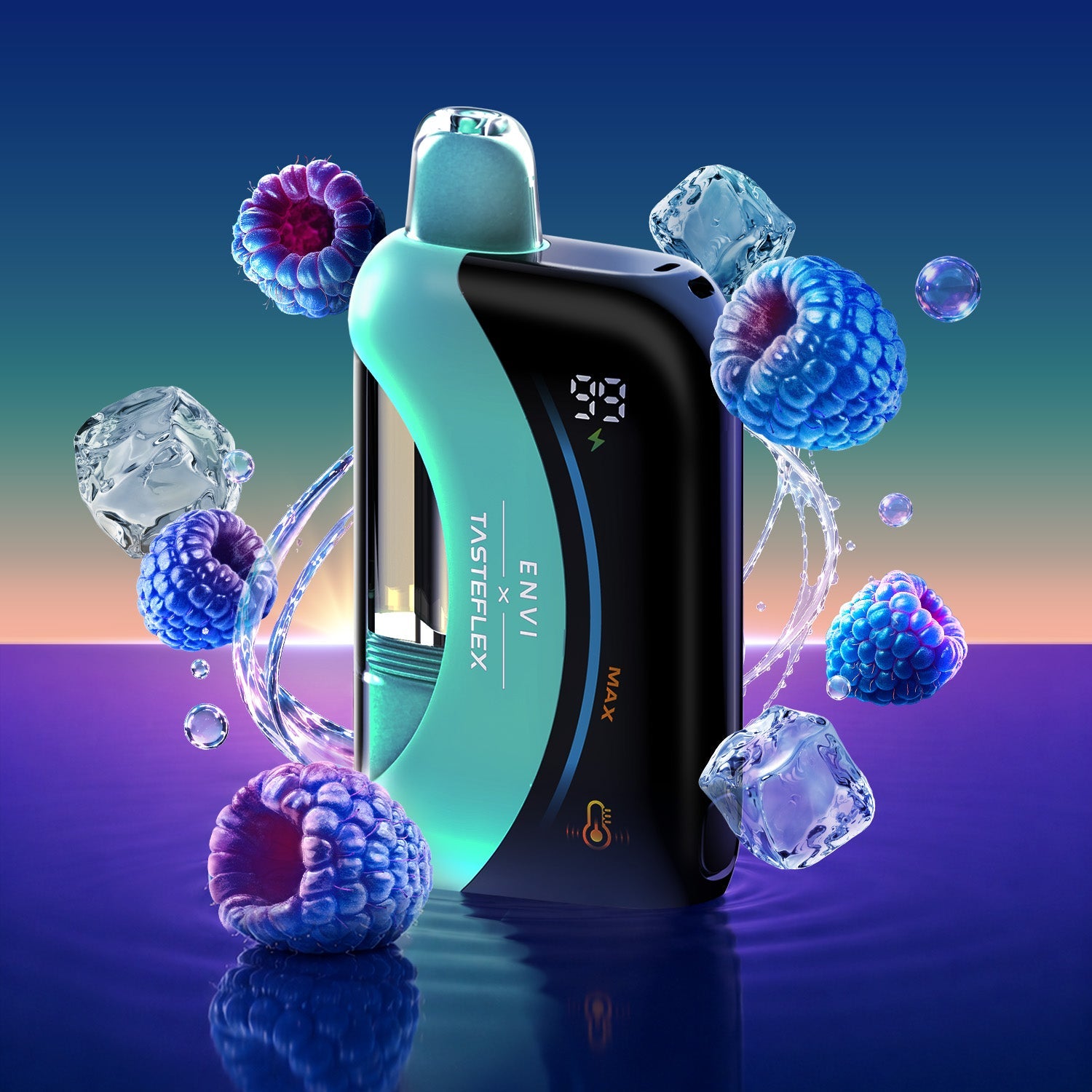Envi X TasteFlex 125K Blue Razz Ice Disposable Vape - Supa Vapes