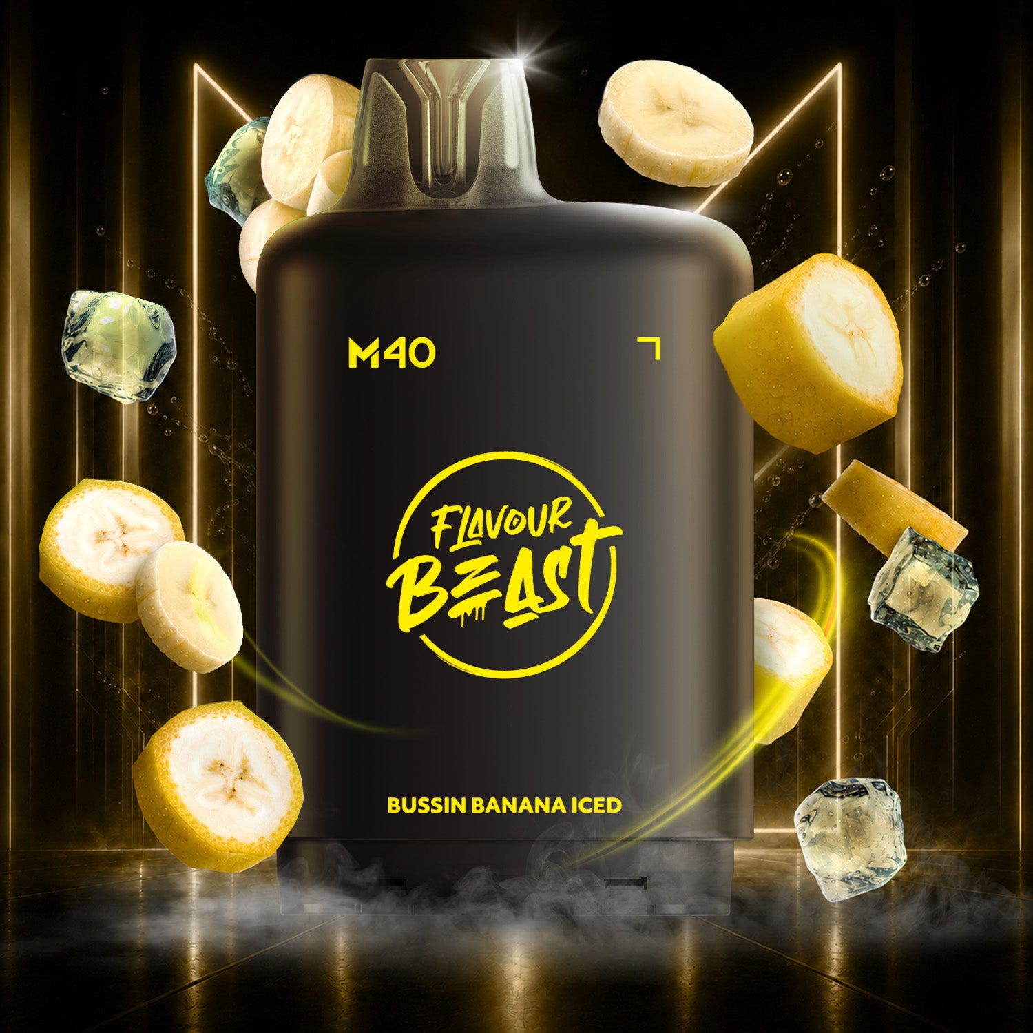 Flavour Beast Level X M Series 40mL Pod Bussin' Banana Iced - Supa Vapes