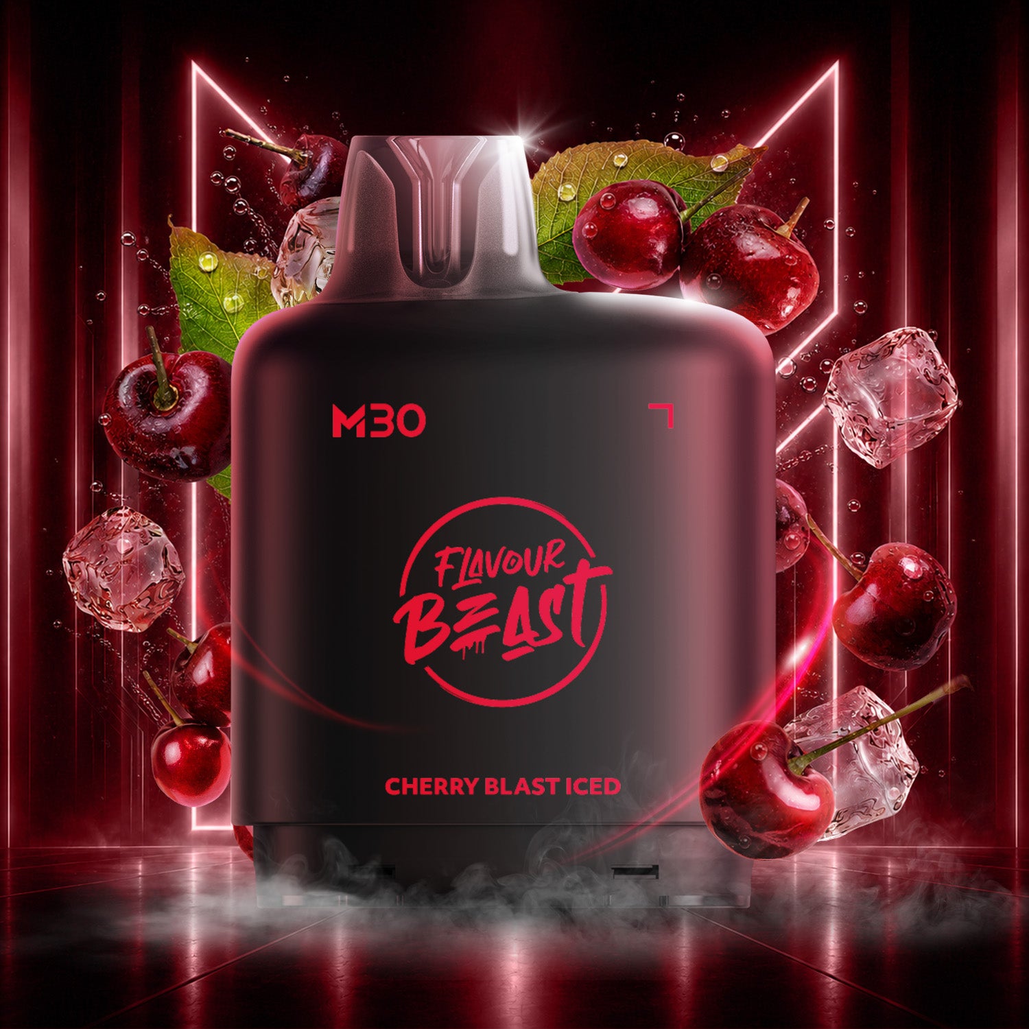Flavour Beast Level X M Series 30mL Pod Cherry Blast Iced - Supa Vapes