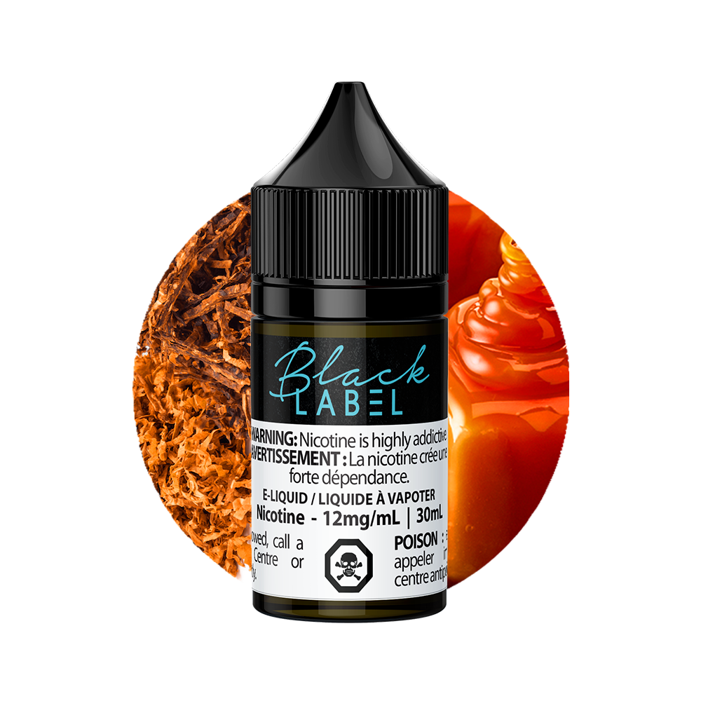 Black Label Golden Tobacco 30mL freebase e-liquid