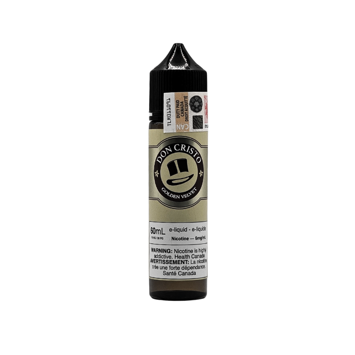 Don Cristo Golden Velvet Freebase 60mL Tobacco E-Juice bottle