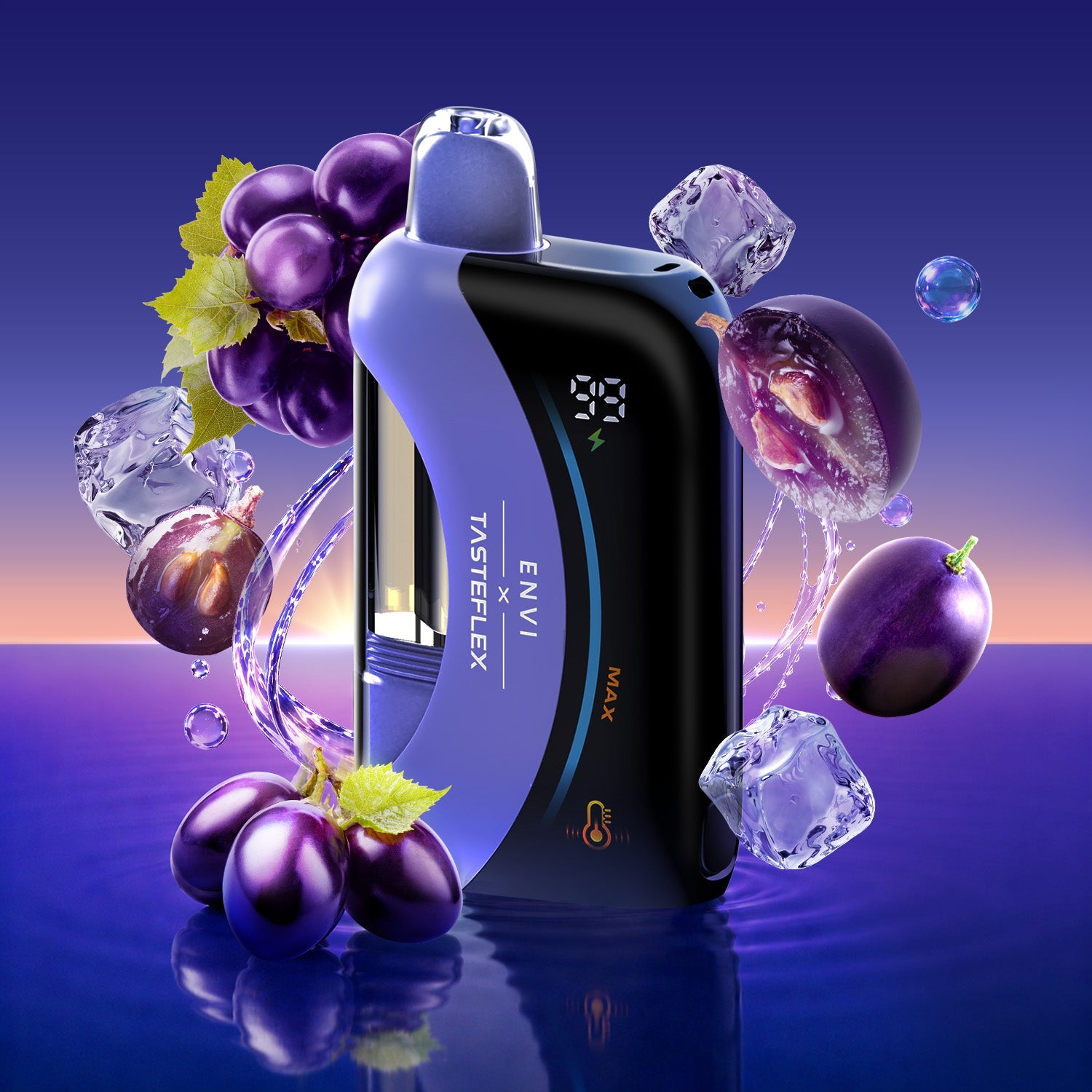 Envi X TasteFlex 125K Grape Ice Disposable Vape - Supa Vapes