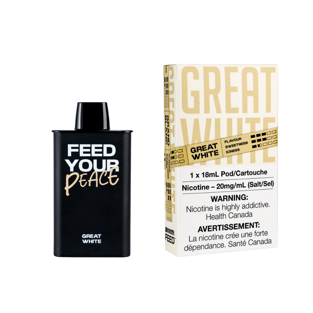 FEED 9000 Great White pre-filled pods 3-pack