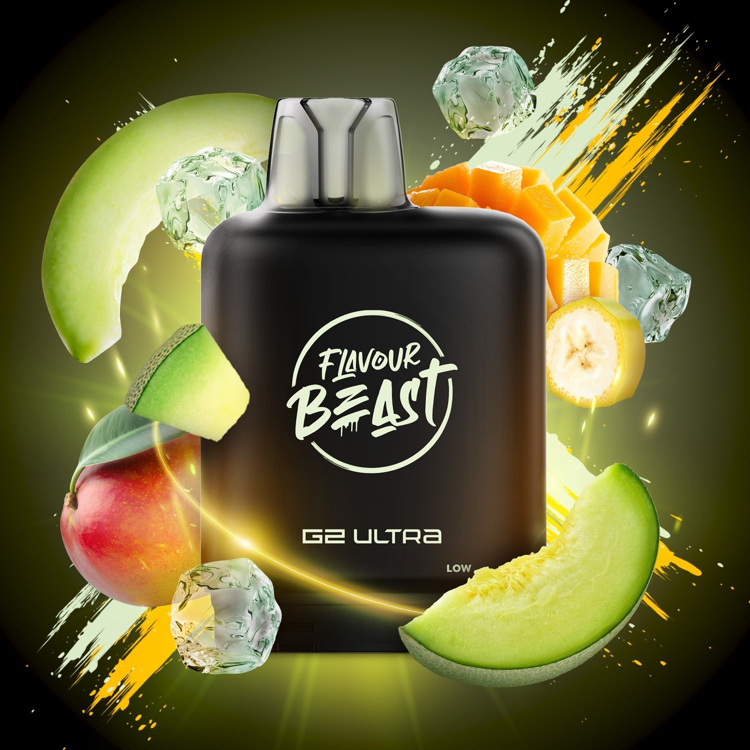 Flavour Beast Level X G2 Ultra Pod Iced - Hip Honeydew Mango Iced
