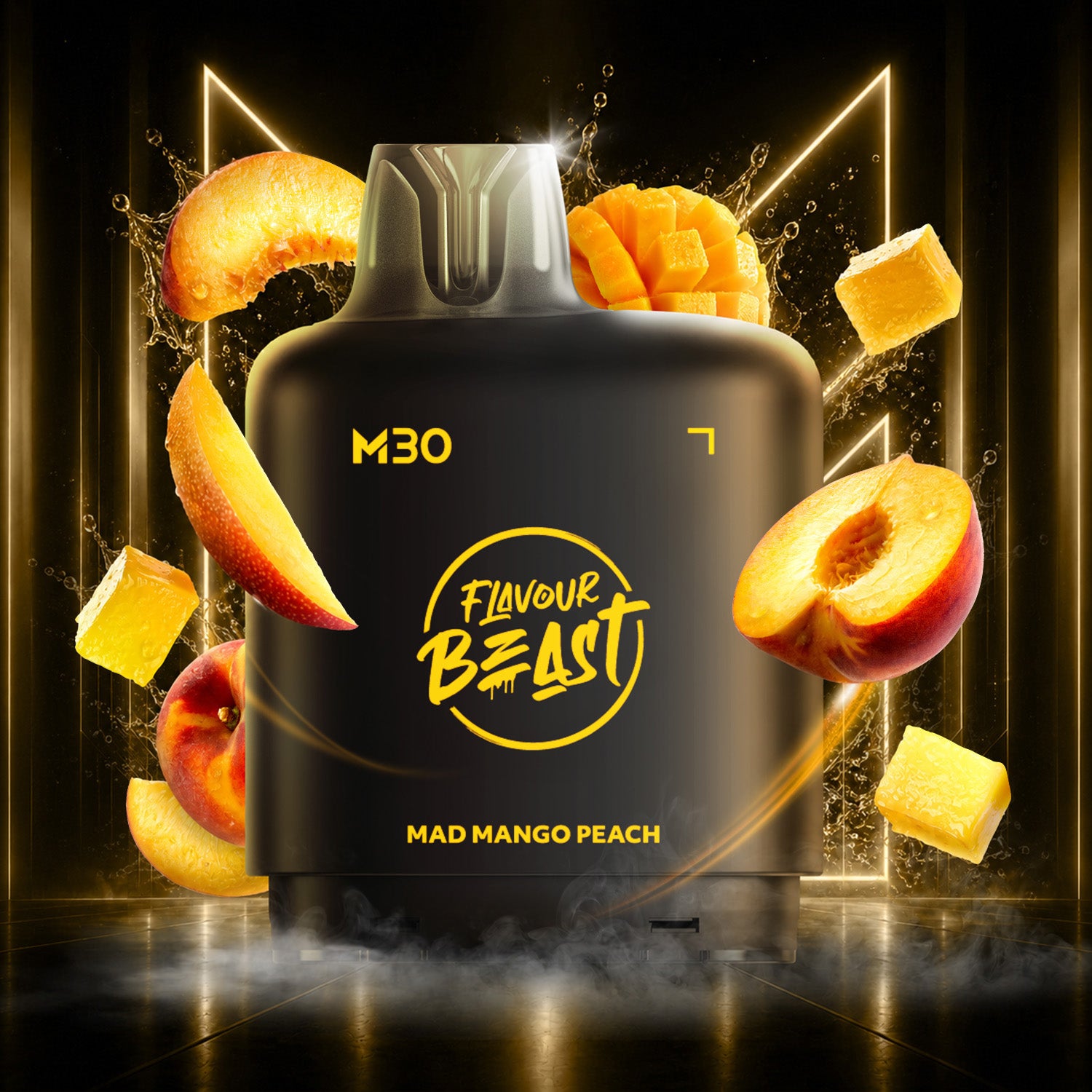 Flavour Beast Level X M Series 30mL Pod Mad Mango Peach - Supa Vapes