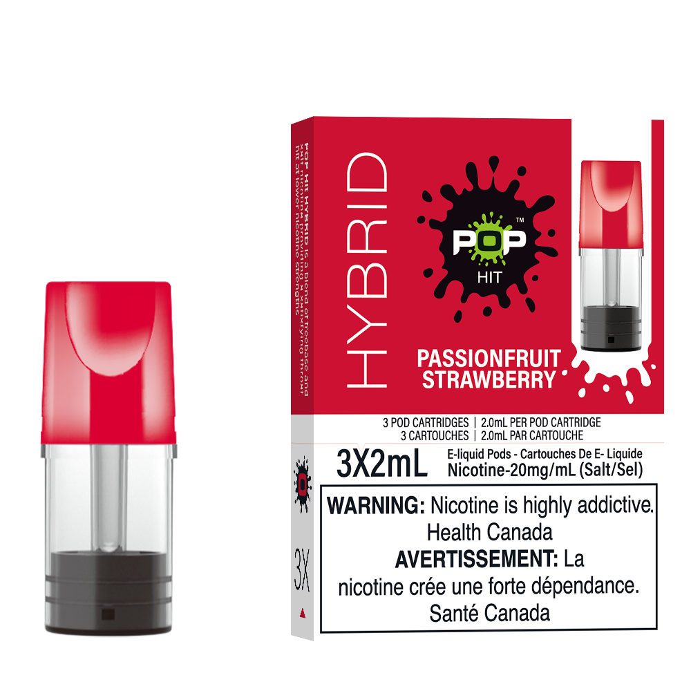 Pop Pods Passionfruit Strawberry STLTH-compatible pods 5-pack