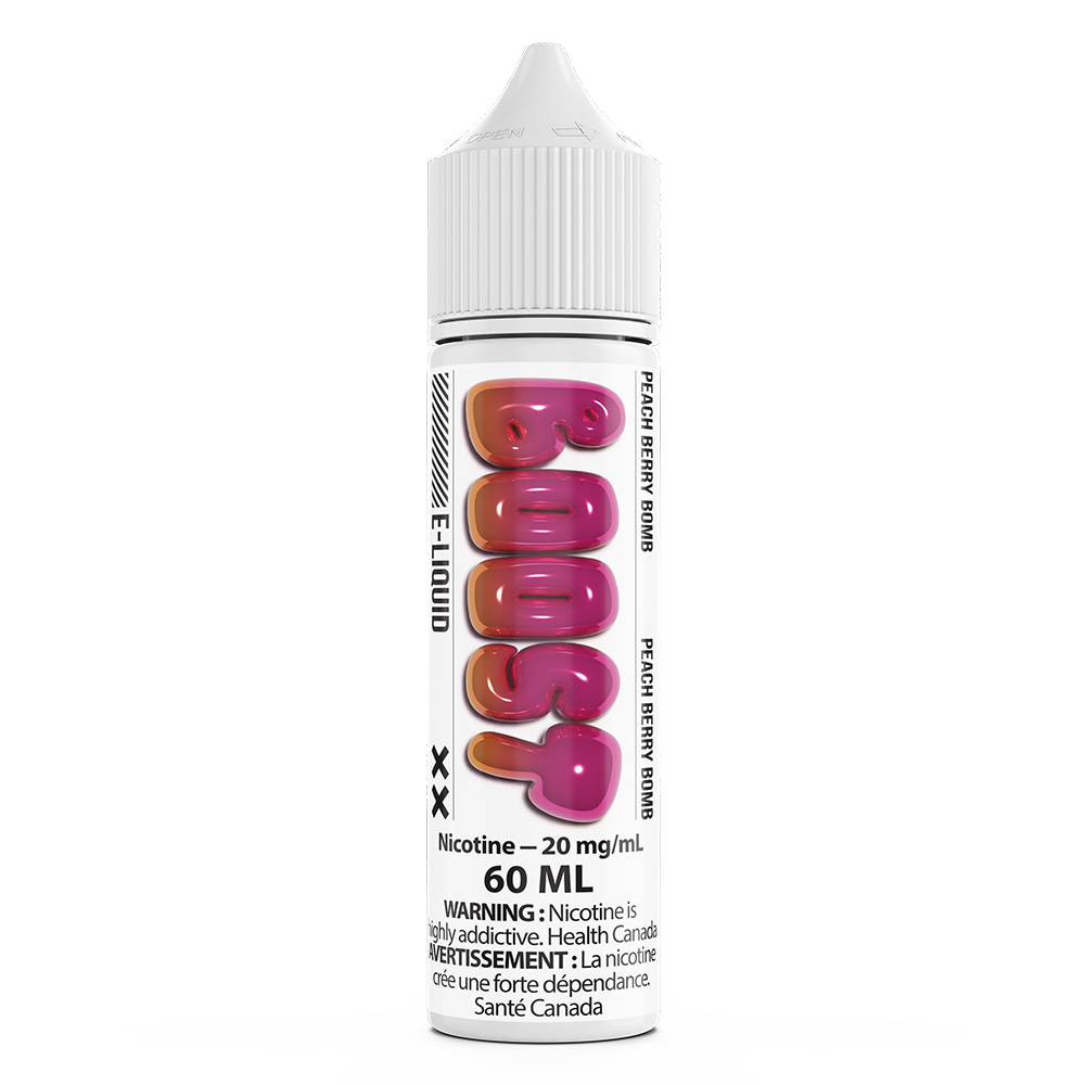 Gummy BOOST Peach Berry Bomb 60mL salt nic e-liquid