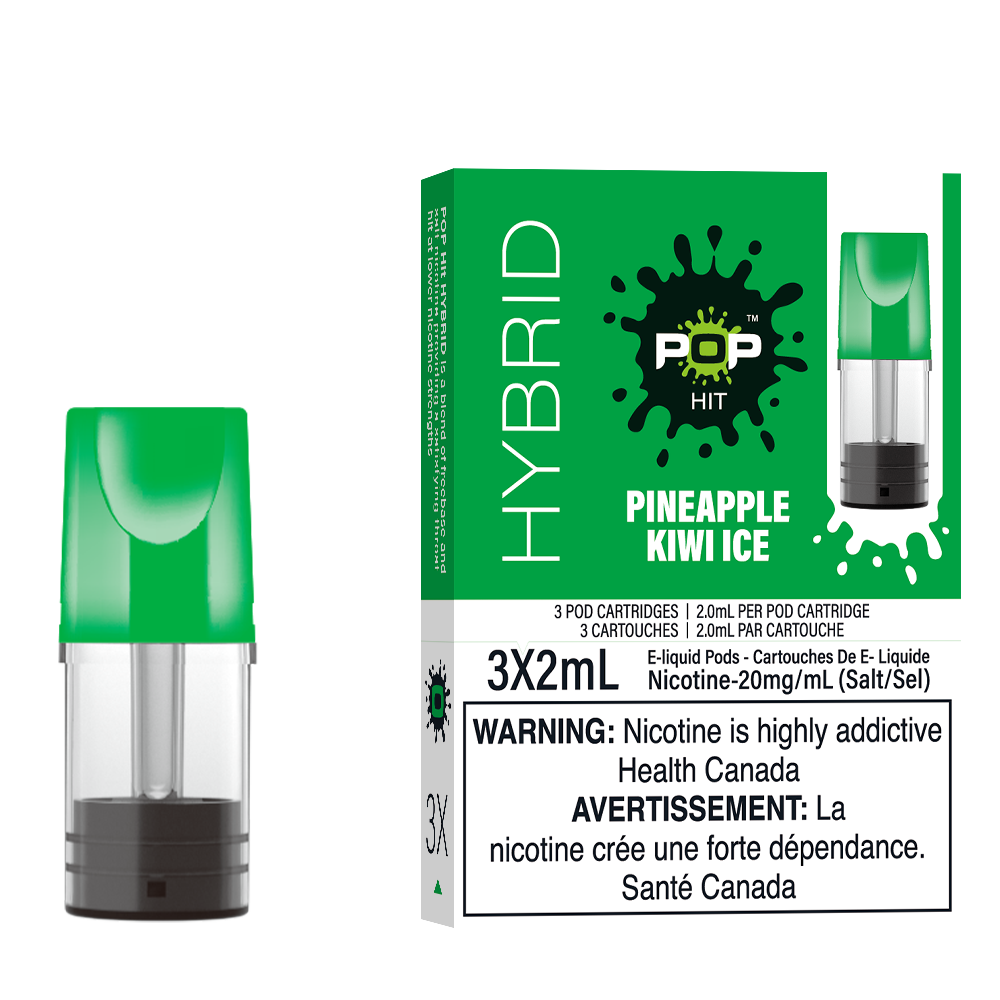 Pop Pods Pineapple Kiwi Ice STLTH-compatible pods 5-pack