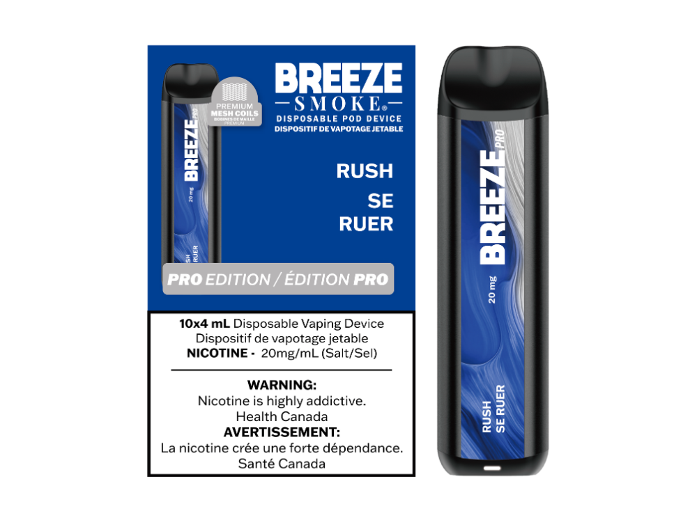 Breeze Pro 20mg Disposable Vape - Rush