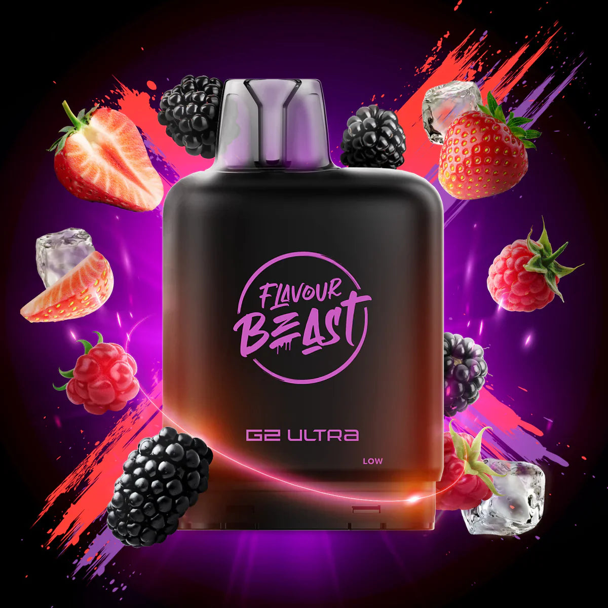 Flavour Beast Level X G2 Ultra Pod Iced - Tangy Berries