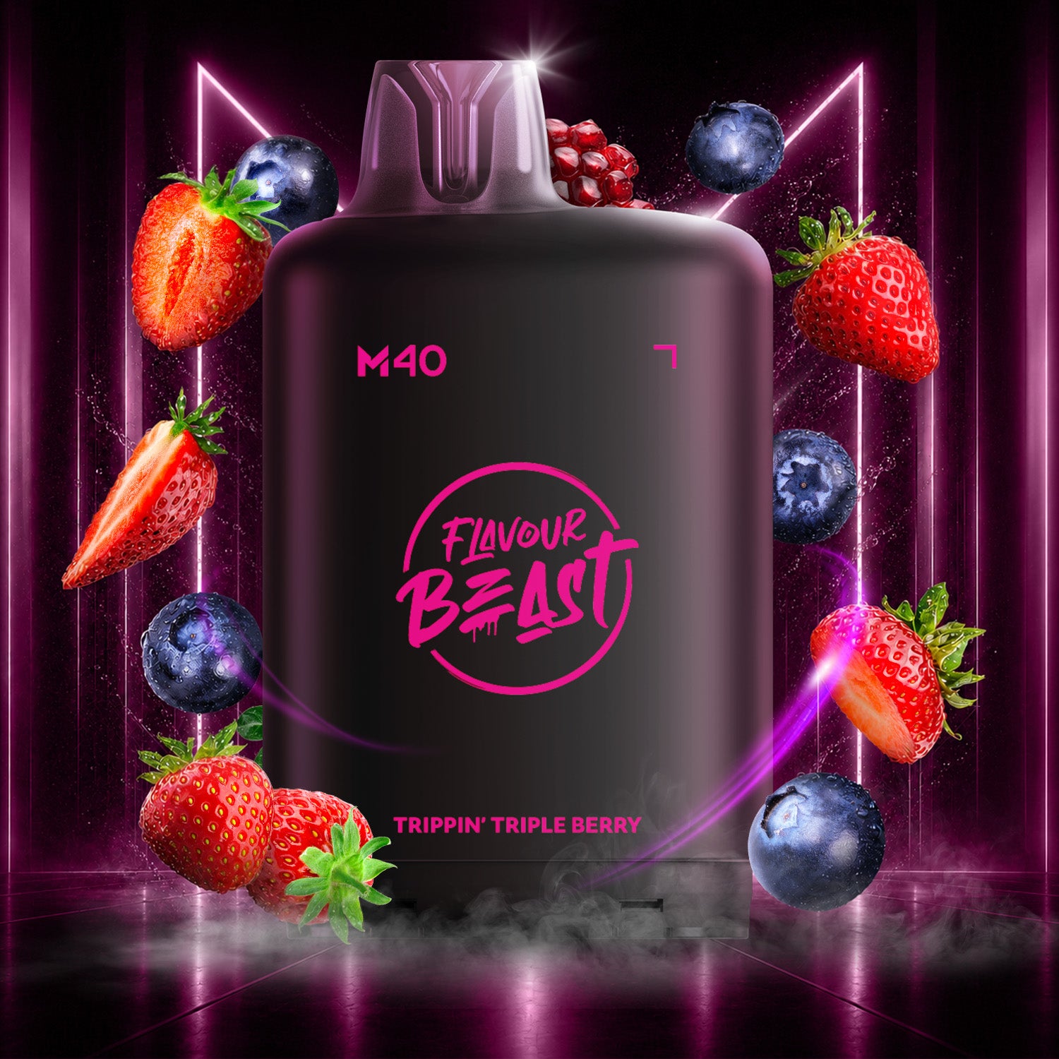 Flavour Beast Level X M Series 40mL Pod Trippin' Triple Berry - Supa Vapes