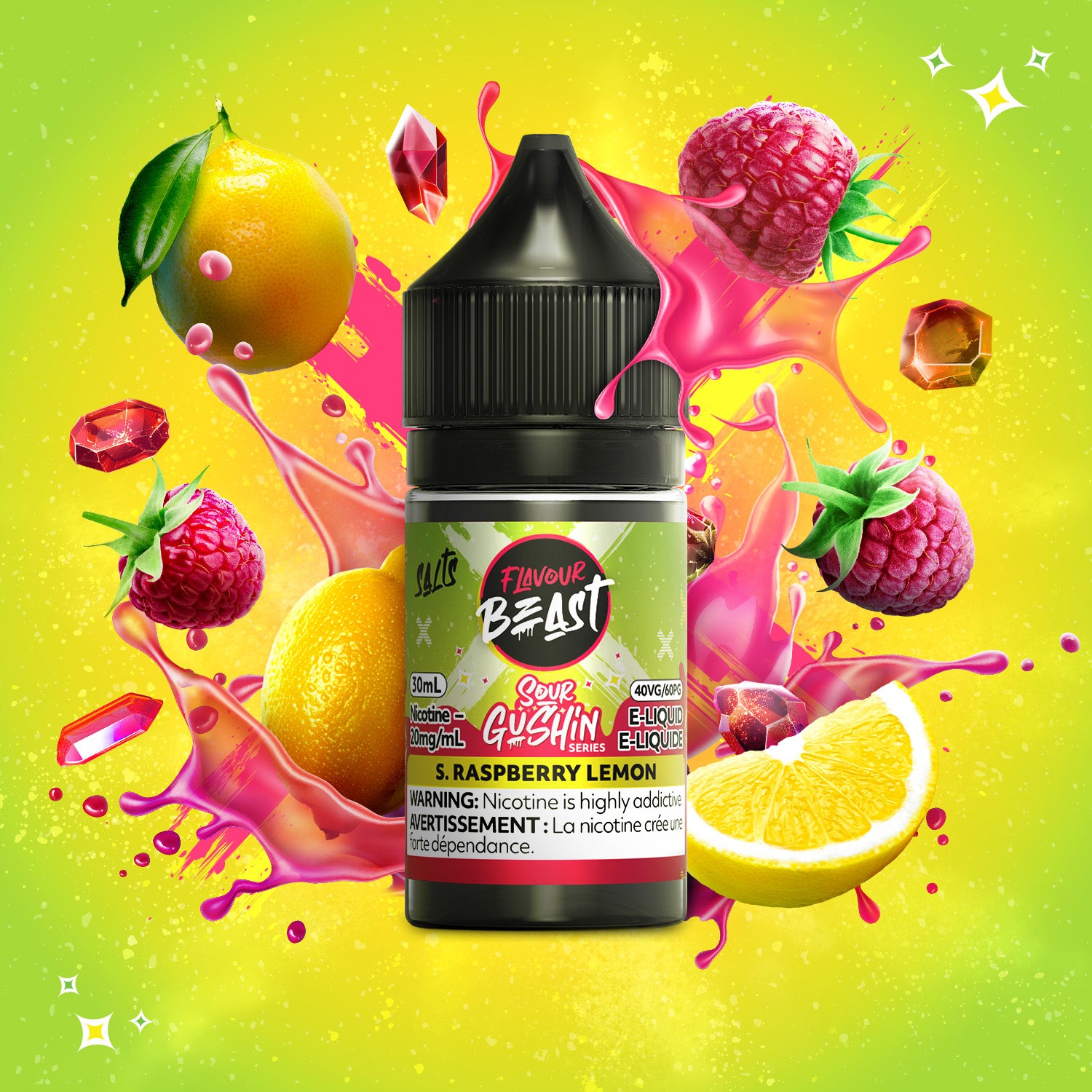 Flavour Beast Gushin Salt E-Liquid (30mL) | Iconic Candy Flavours
