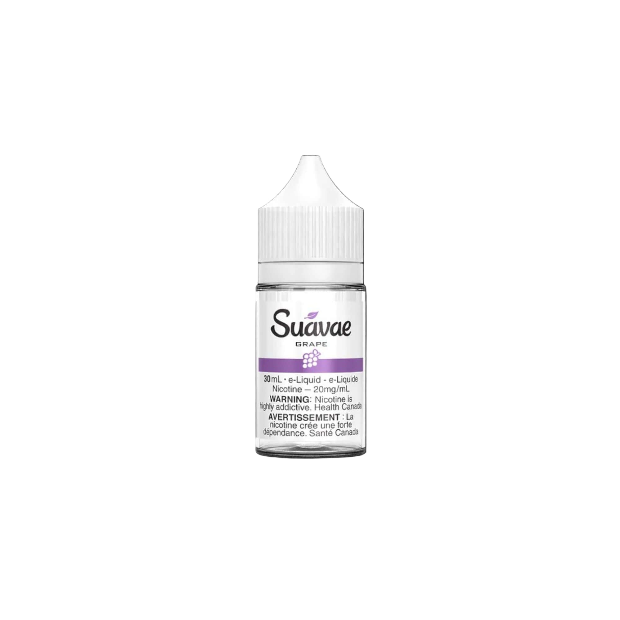 Suavae Flavourless E-Liquid Canada in a clear bottle for discreet vaping and smooth vapour experience.