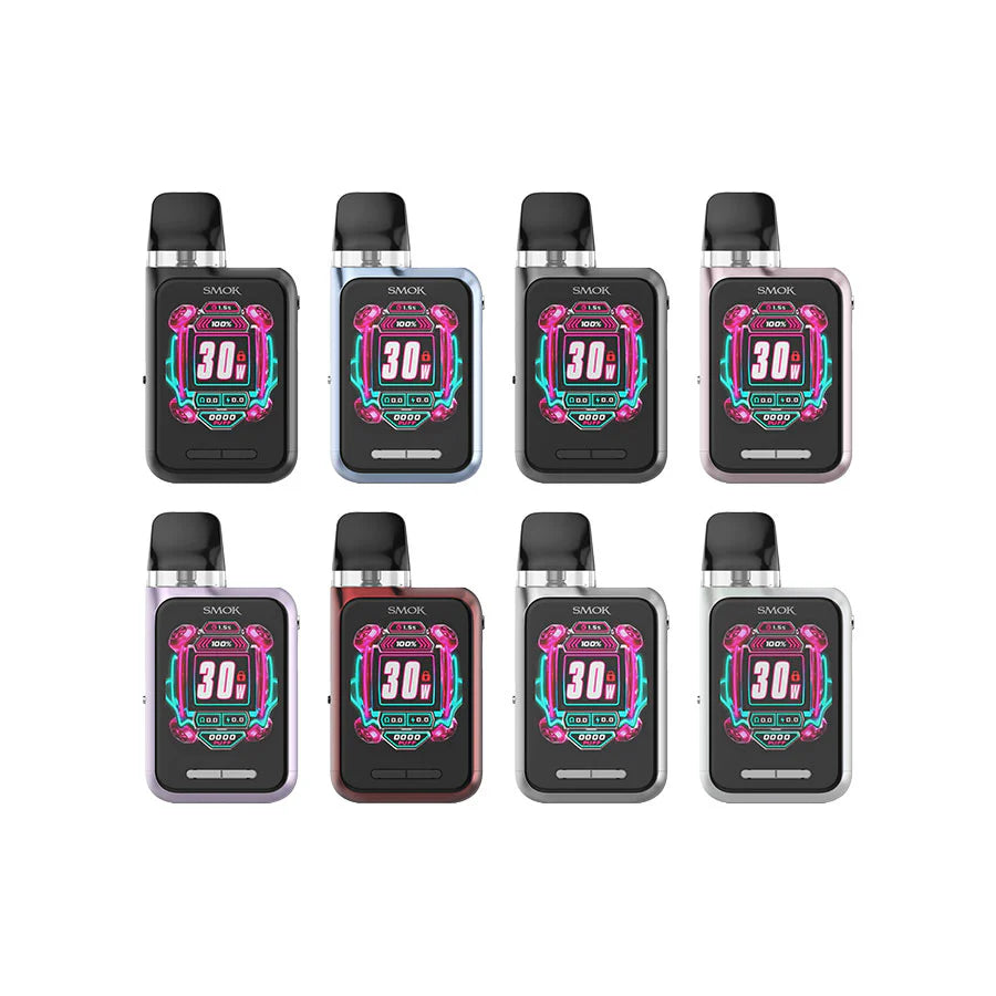 SMOK Novo GT Box Pod Kit, Black color, sleek design with customizable settings and smart pod detection, ideal for Ontario and Quebec vapers seeking power and style.