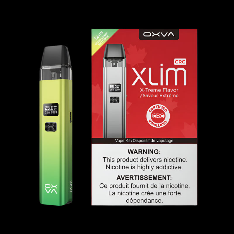 Hardware & Accessories Colours: Green Lemon OXVA xlim | Supa Vapes - Hawkesbury, Ottawa & Ontario Vape Shop
