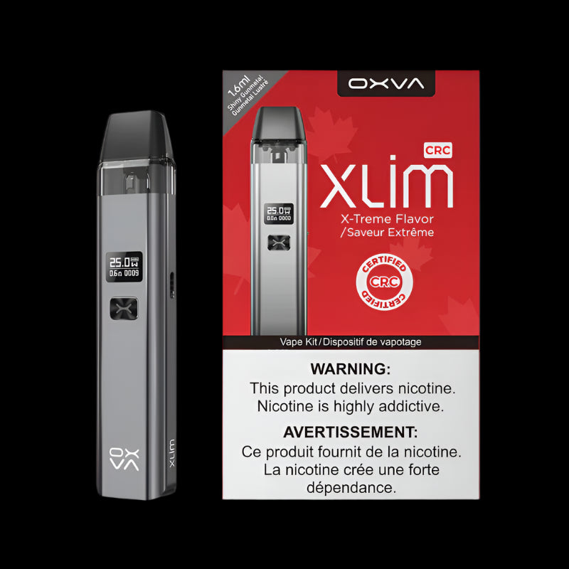 Hardware & Accessories Colours: Shiny Gunmetal OXVA xlim | Supa Vapes - Hawkesbury, Ottawa & Ontario Vape Shop