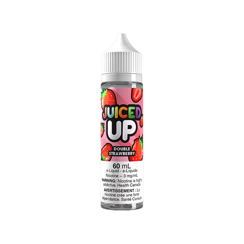 Juiced Up Freebase E-Liquid 60mL — Double Strawberry