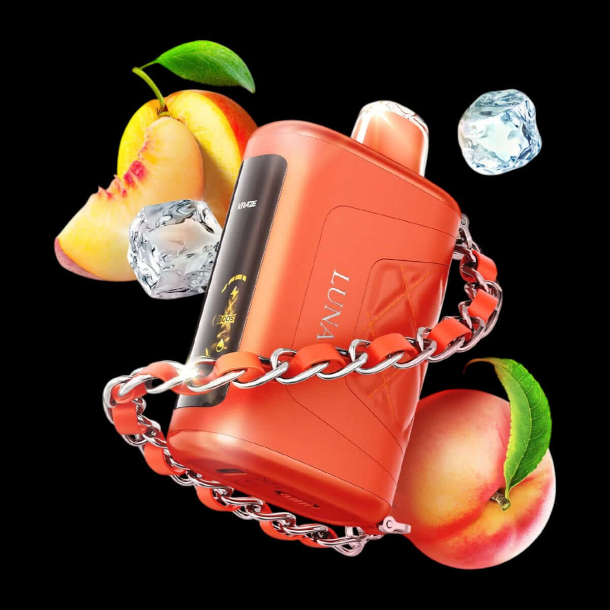 Frizzy Peach G Ice KRAZE Luna disposable vape – fizzy peach flavour with a cool icy finish, popular in Ontario, Ottawa, and Hawkesbury.