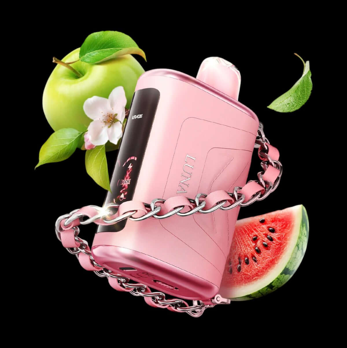 Lush Watermelon Apple KRAZE Luna disposable vape – juicy watermelon and crisp apple combo, loved by vape users in Hawkesbury, Ottawa, and across Ontario.