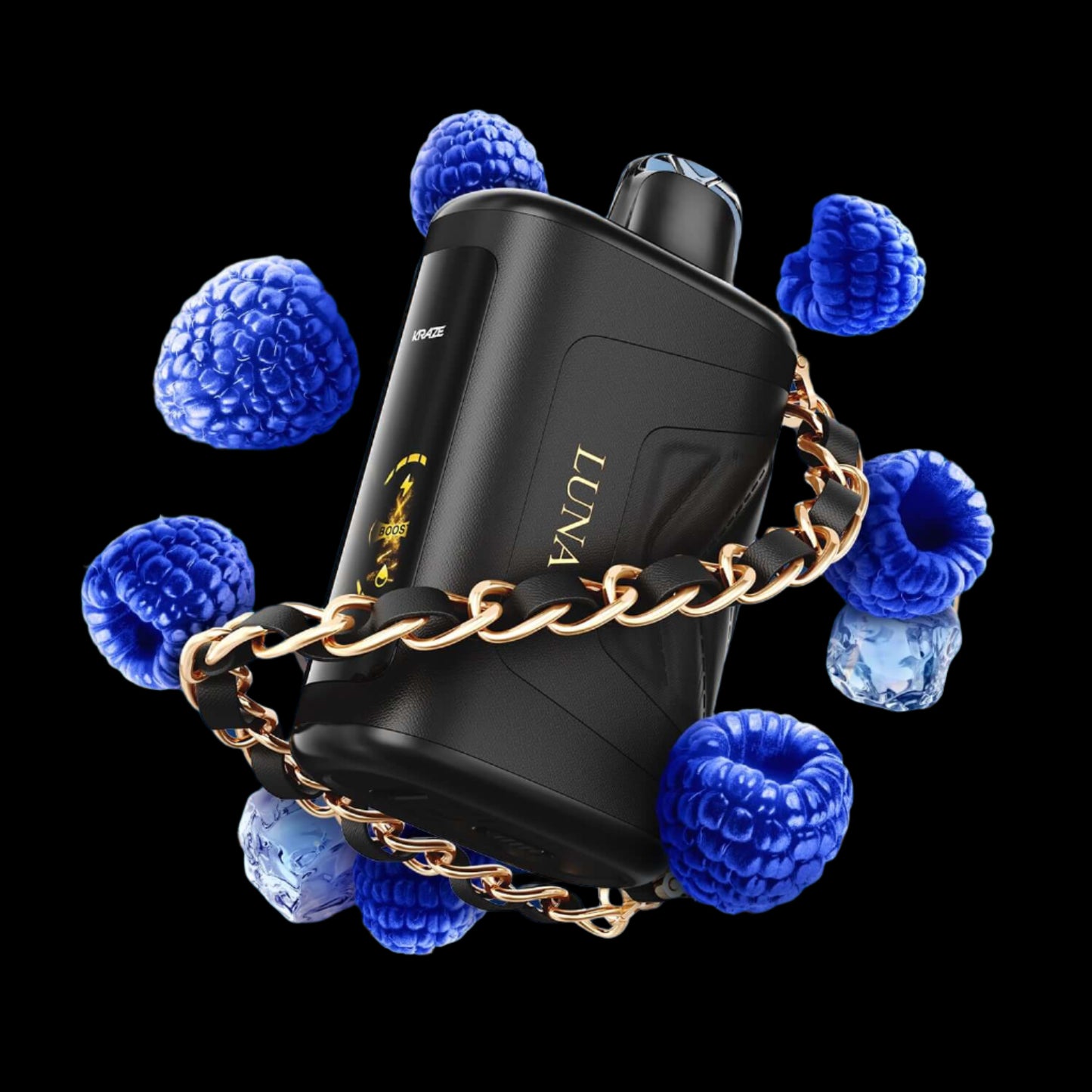 KRAZE luna Sapphire Blue Razz Ice - premium flavor-packed disposable vape by KRAZE Luna, available in Hawkesbury, Ottawa, and across Ontario.