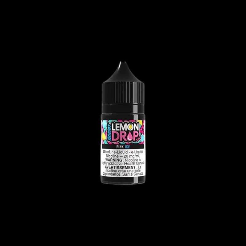 Lemon Drop Boost Salt 30 ML, Punch Ice flavour, icy lemon zest freshness, crafted with high-quality nicotine salts for smooth and powerful vape hits, popular in Ontario and Quebec.