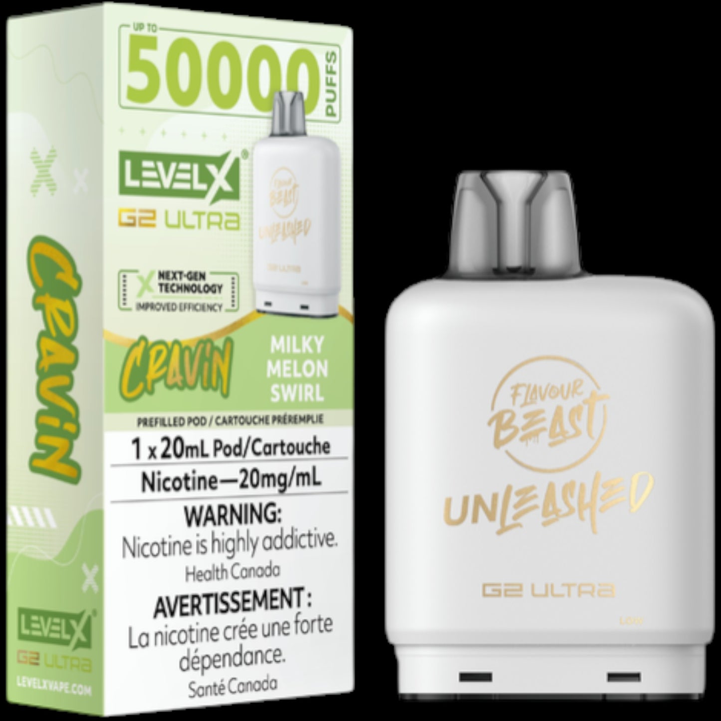 Flavour Beast Level X Unleashed Ultra G2 Pods