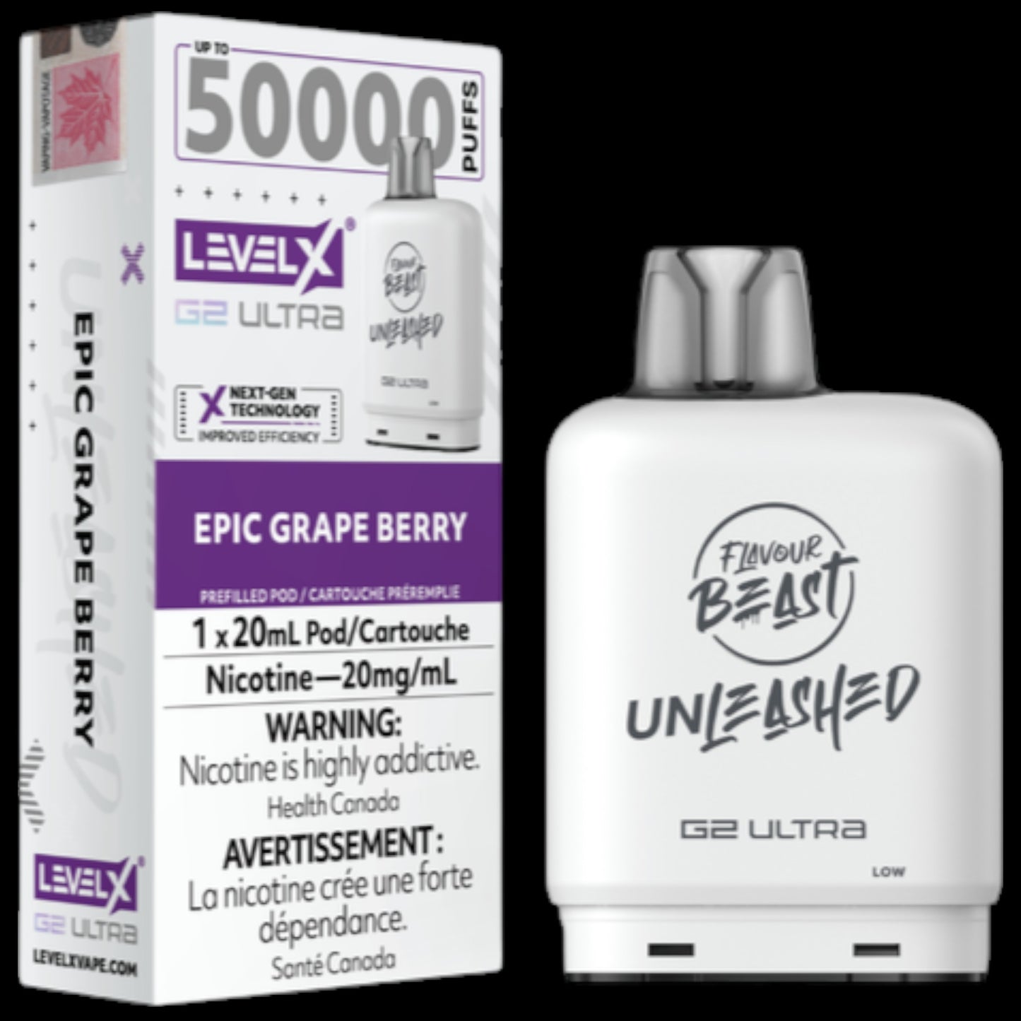 Flavour Beast Level X Unleashed Ultra G2 Pods
