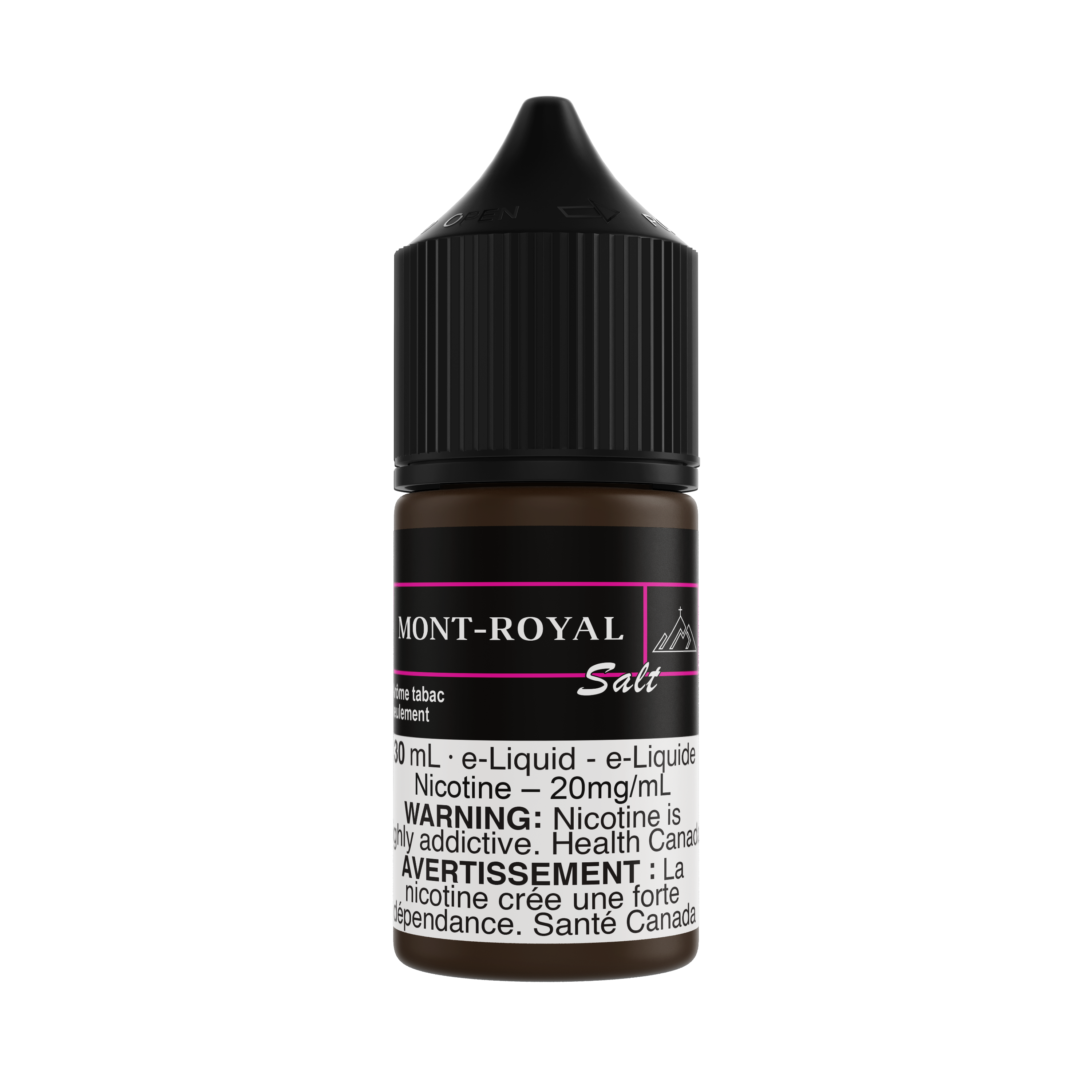 MTL Original Salt Nic e-liquid, 30mL bottle, smooth Montreal-inspired blend for pod and pen mouth-to-lung setups.