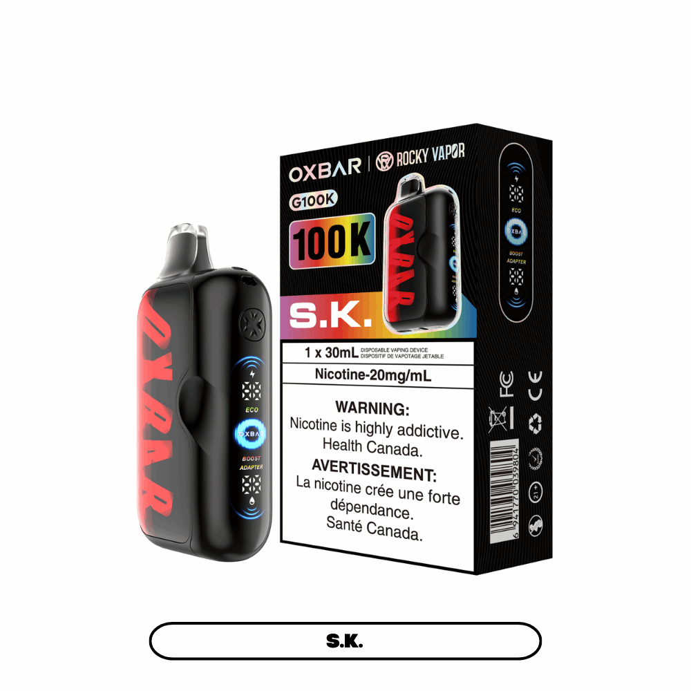 Rocky Vapor Oxbar G100K Disposable Vape