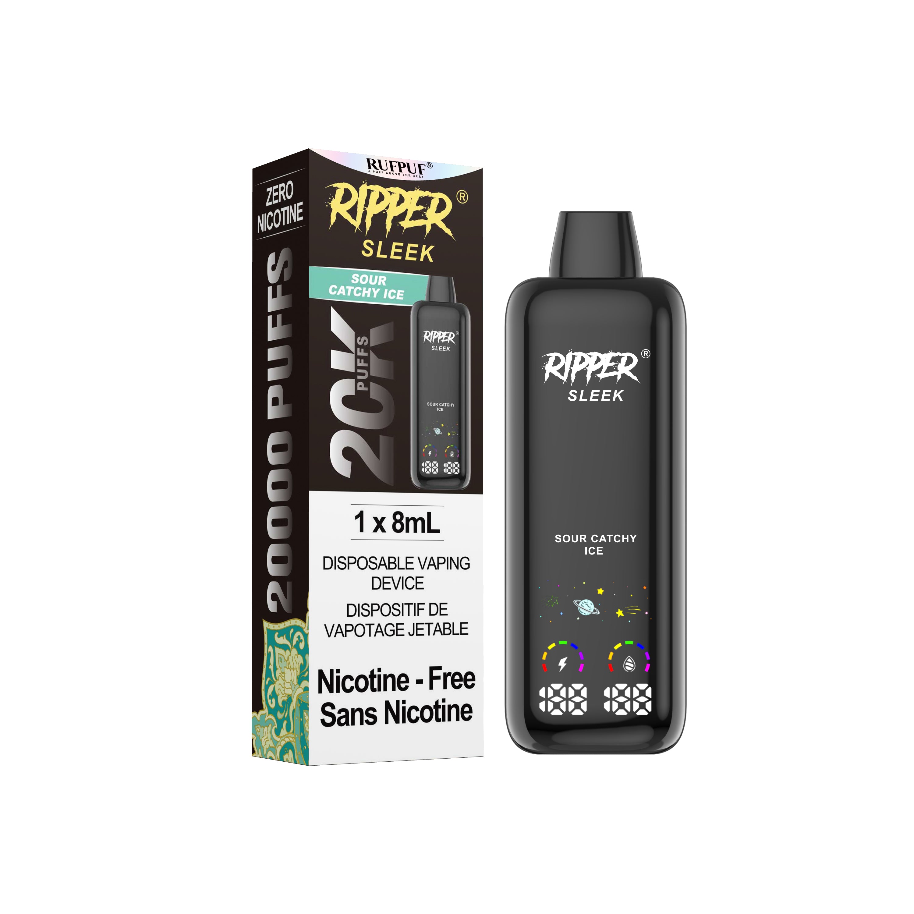 Ripper SLEEK 0NIC Disposable Vape