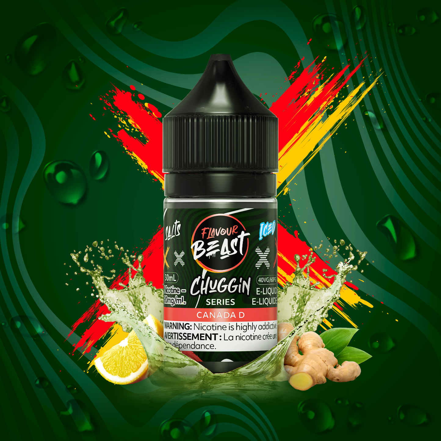 Salt Nicotine Flavour: Chuggin Canada D Ice Flavour Beast chuggin series | Supa Vapes - Hawkesbury, Ottawa & Ontario Vape Shop