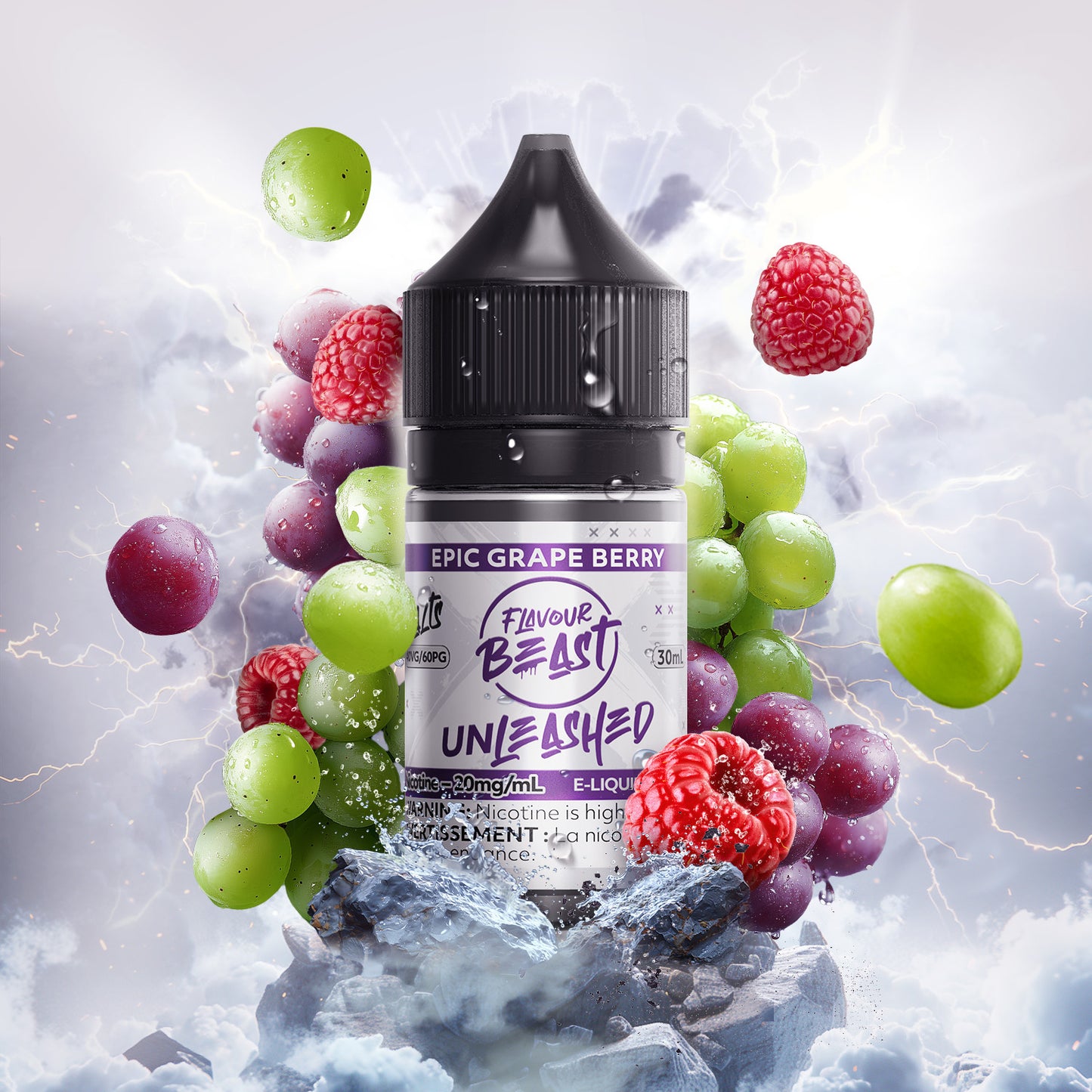 Flavour Beast unleashed e-liquid Epic Peppermint Ice - packed with juicy layers that evolve as you puff, available in Hawkesbury, Ottawa, and across Ontario.